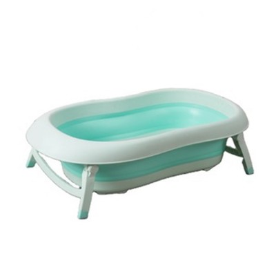 2019 Amazon hot sale new design China supplier factory price plastic baby bath tub foldable